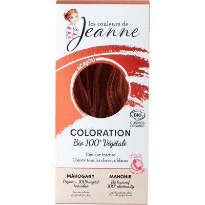 Les couleurs de Jeanne Barva na vlasy mahagonová 2 x 50 g