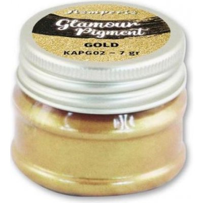Stamperia Perleťový prášek Glamour pigment zlatá 7 g