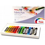 Pentel Artist Voskovky na textil sada 15 ks – Zboží Dáma
