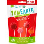 YumEarth BIO Ovocná lízátka meloun jahoda broskev granátové jablko 14 ks 85 g – Zboží Dáma