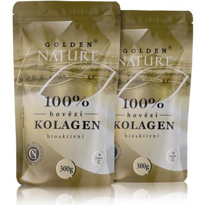 Golden Nature 1+1 Hovězí kolagen Bioaktivní Kolagenní peptidy 600 g – Hledejceny.cz