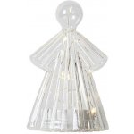 SIRIUS LED světelný anděl skleněný čirý,15 cm – Hledejceny.cz