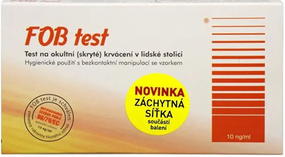 FOB test na okultní krvácení v lidské stolici 1 ks od 86 Kč - Heureka.cz