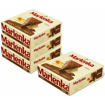 Marlenka international medový dort Marlenka s kakaem 4 x 0,8 kg – Zboží Dáma