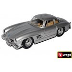 Bburago Mercedes Benz 300 SL 1954 stříbrná 1:24 – Zbozi.Blesk.cz