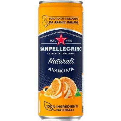 San pellegrino Sanpellegrino Naturali Aranciata 330 ml – Zboží Mobilmania