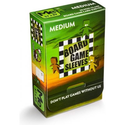 Board Games Sleeves Non-Glare Medium 57x89mm 50 ks – Zboží Živě