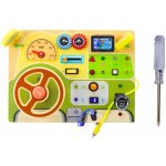 Lean Toys dřevěná senzorická tabule auto – Hledejceny.cz
