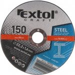 kotouče řezné na kov, 5ks, 150x1,6x22,2mm, EXTOL CRAFT – Zboží Dáma