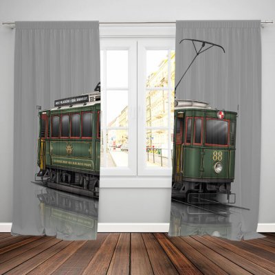 IMPAR Závěsy Tramvaj 88 (Rozměr : 140x250, Materiál: Blackout) – Hledejceny.cz