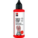 Marabu Sock Stop Protiskluzová barva červená 90 ml – Zboží Mobilmania