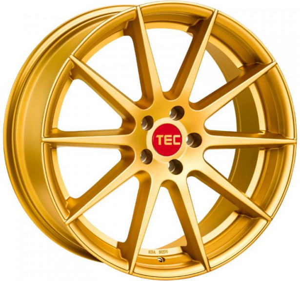 Tec GT7 9x21 5x108 ET38 gold