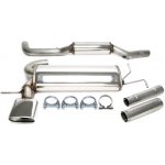 TA Technix sportovní nerezový catback výfuk VW Golf IV htb VR6 4Motion (1J, 99-05), 1x 85x150 mm rovná nerezová koncovka s pertlem | Zboží Auto