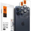 Tvrzené sklo pro mobilní telefony Spigen Glass tR EZ Fit Optik Pro 2 Pack, blue titanium - iPhone 15 Pro/15 Pro Max AGL07164