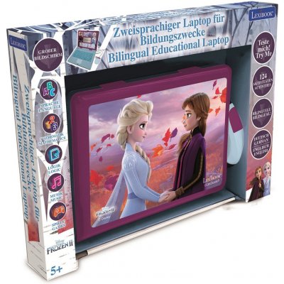 Lexibook česko-anglický vzdělávací notebook Frozen se 124 aktivitami – Sleviste.cz