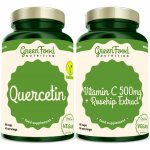 GreenFood Nutrition Quercetin 90 kapslí + Vitamin C 500mg 60 kapslí – Zboží Mobilmania