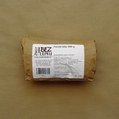Život bez lepku Fazole malá bílá 0,5 kg – Zboží Dáma