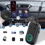 PŘIJÍMAČ A VYSÍLAČ ZVUKU BLUETOOTH 5.3 AUX MINI JACK 3.5MM – Zboží Živě