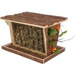 Trixie jesličky na seno samostatně stojící z přírodního dřeva 40 x 22 x 30 cm – Zboží Dáma