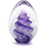 Artcristal Bohemia Skleněné těžítko vajíčko 09, Ametyst, 7 cm | České sklo z rodinné sklárny – Hledejceny.cz