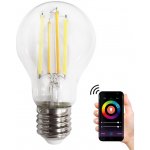 Polux LED žárovka LED E27 A60 7W 806lm 2700K-6500K 320° Filament GOLDLUX Smart WiFi TUYA – Hledejceny.cz
