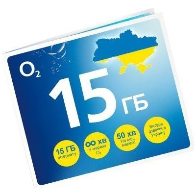 O2 SIM karta 15GB UK 50 Kč kredit Tarif Go 7 za 299 Kč (8GB/ Neomezené volání do O2)