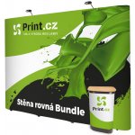 Print.cz Pop Up stěna Impact rovná kompletní balíček s vybavením 417x222 cm – Zboží Mobilmania