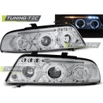 Tuning-Tec Přední čirá světla Audi A4 (1999 - 2001) - chromované - Angel Eyes – Hledejceny.cz