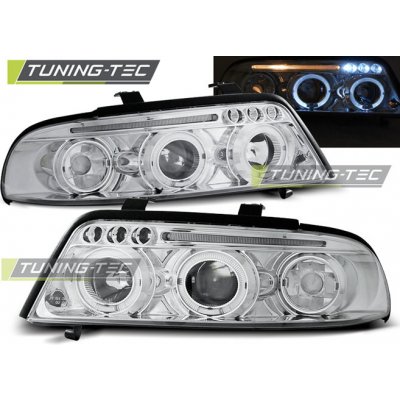 Tuning-Tec Přední čirá světla Audi A4 (1999 - 2001) - chromované - Angel Eyes – Hledejceny.cz