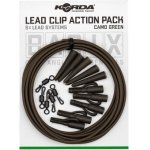 Korda Montáž Basix Lead Clip Action Pack Camo Green 5 ks – Zboží Mobilmania