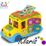 Huile Toys multifunkční interaktivní školní autobus se zvířátky a zvuky – Zboží Mobilmania