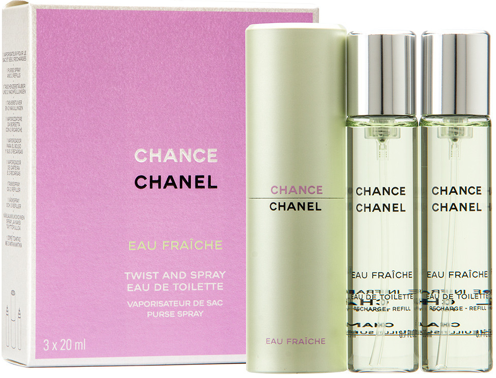 Chanel Chance Eau Fraîche EDT 3 x 20 ml dárková sada
