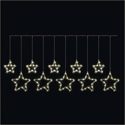 Emos LED vánoční závěs – hvězdy, 190x50 cm, venkovní i vnitřní, teplá bílá DCGW17 – Hledejceny.cz