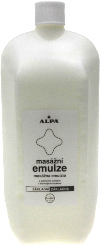Alpa masážní emulze základní 1000 ml