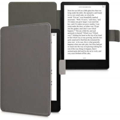 KW Mobile Kalibri Real Leather KA5626619 pro Amazon Kindle Paperwhite 5 2021 šedá kůže – Zboží Živě