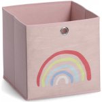 Zeller Úložný box Duha 28 x 28 x 28 cm růžová – Zbozi.Blesk.cz