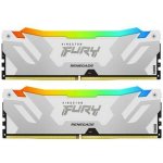 Kingston DDR5 Fury Renegade White RGB 32GB 2x16GB 6400MHz CL32 DIMM On Die ECC XMP 1.4V KF564C32RWAK2 32 – Zboží Živě