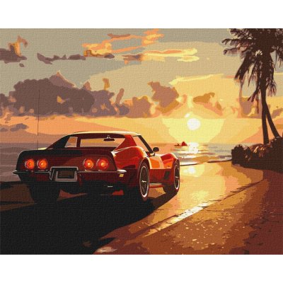 Ideyka Cesta podél pobřeží art_selena_ua 40 x 50 cm – Zboží Mobilmania