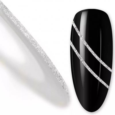 Starnails Samolepicí páska na nehty Silver Glitter 1 mm – Hledejceny.cz