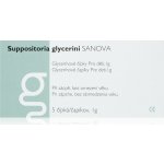 Sanova Suppositoria glycerini Glycerínové čípky 1 g 5 ks – Hledejceny.cz