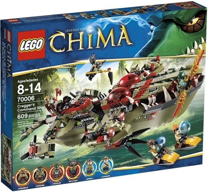 LEGO® Chima 70006 Craggerův krokodýlí člun od 3 999 Kč - Heureka.cz