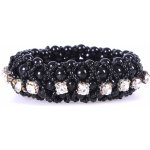 QHP Gumička do vlasů Diamond černá – Zboží Dáma