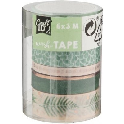 Grafix zelené listy 6 ks x 3 m – Zboží Dáma