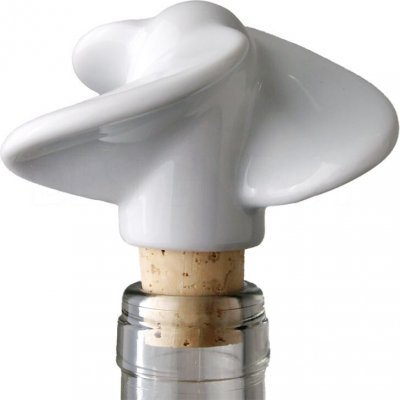 PIRŠČ PORCELAIN zátka na víno Torpedo bílé – Hledejceny.cz