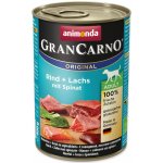 Animonda Gran Carno Fleisch Adult losos & špenát 6 x 400 g – Hledejceny.cz