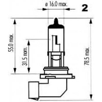 Narva H8 PGJ19-1 12V 35W