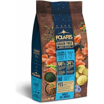 Polaris Grain Free pes Adult losos krůta 12 kg – Hledejceny.cz