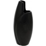 Váza keramická 27cm CUT černá – Hledejceny.cz