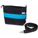 Iridog Pamlskovník & crossbody 2V1 černý s tyrkysem 21 x 15 cm – Hledejceny.cz