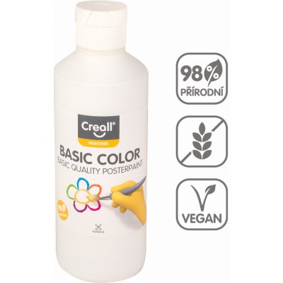 Creall Temperová barva 250 ml bílá – Zboží Mobilmania